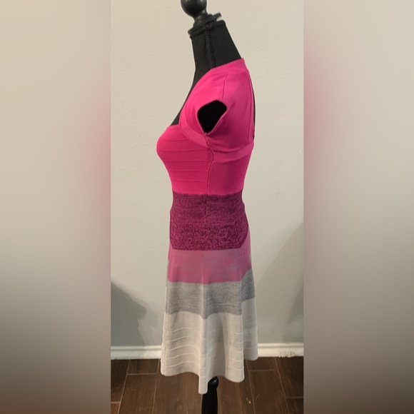 Guess by Marciano Pink and Gray Mini Dress - Picture 2 of 4